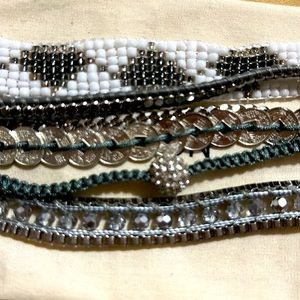 Victoria Emerson Cuff 6 strand bracelet.